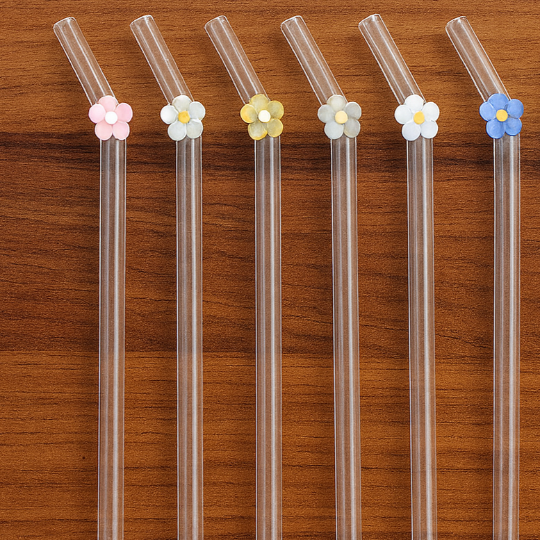 Paille petite fleur